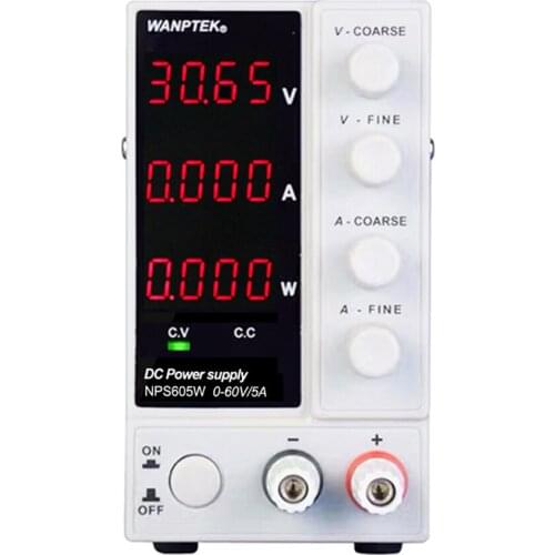 NPS605W 60V5A 300W Mini Adjustable Digital DC Power Supply Laboratory Switching Power Supply 110V-220V For Phone Repair Rework