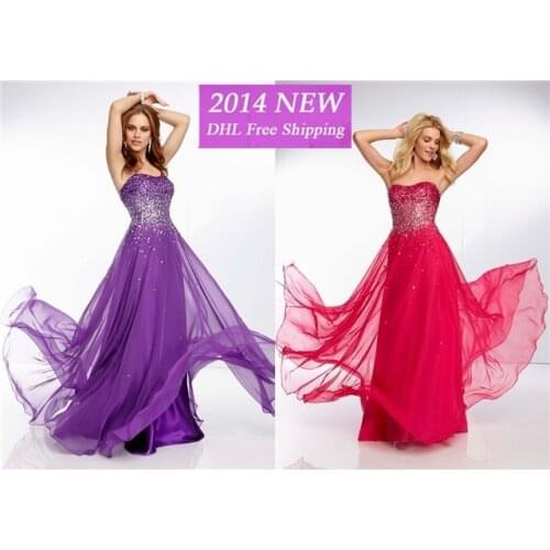 SexeMara Womens Evening Chiffon Dresses