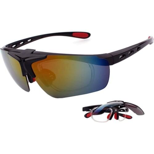 Flip-up Lens Riding Cycling Sunglasses Outdoor Windproof Mtb Bicycle Goggles Sports UV400 Mountain Bike Road Bike Glasses Gafas