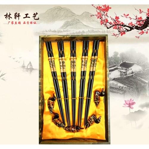 Specializing in the sale of high-end environmentally friendly chopsticks set with 5 pairs of chopsticks set chopsticks