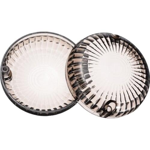 For Yamaha 2Pcs Smoke Turn Signal Light Indicator Lens Durable Housing Support V-Star 1100 Silverado 650 Road Star V-Max