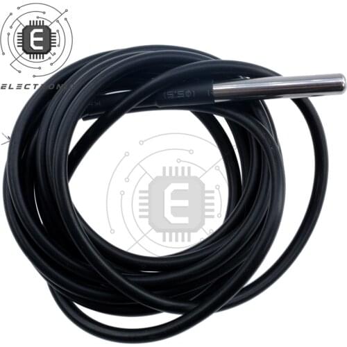1m/2m/2.5m/3m Waterproof Digital Sensor Cable Digital Temperature Sensor Probe DS18B20 Detector