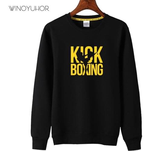 Kick Boxing Design Print Funny Sweatshirt Children Boys Girls Long Sleeve Tops Kids Cool Casual Clothes For Toddler
