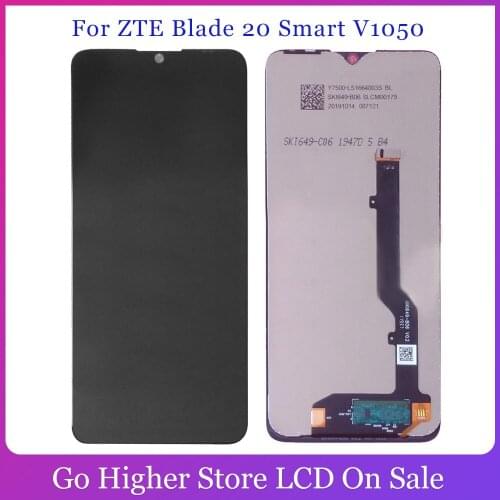 New For ZTE Blade 20 Smart V1050 LCD Display + Touch Screen Glass Sensor Phone Replacement Assembly