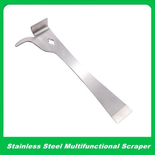1 pcs Stainless Steel Thumb Type Beekeeper Hive Scraper Multifunctional Beekeeping Bee Scraper Cut Honey Knife