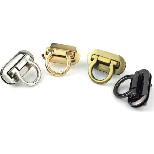 1x Metal Bag Folding Lock Oval Shape Clasp Closure Catch Buckles Leather Craft Women Bag Purse Handbag Accessories 42mm(1-5/8")