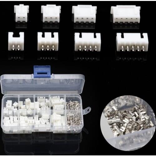 230PC Dupont Connector Male/Female 2.54mm XHPX 2/3/4/5J Wire Cable Jumper Pin Header Housing Connector Terminal Kit