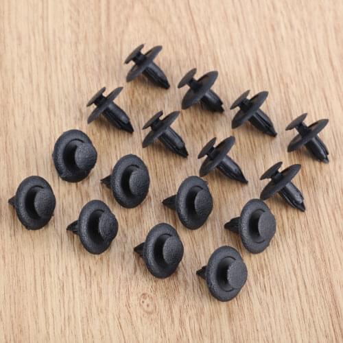 50x Auto Fastener Clips 6mm Hole Car Trunk Ceiling Fixed Clamp Push Type Interior Clip For Mazda 323 Family HAPPIN M3 M6 B70 B50