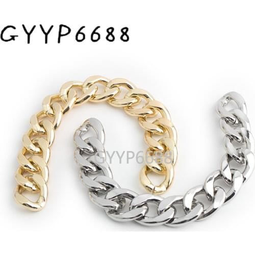 1-5 meters 7mm thick 27mm width 4 colors Aluminum heavy bag chain bag strap heavy handbag chain