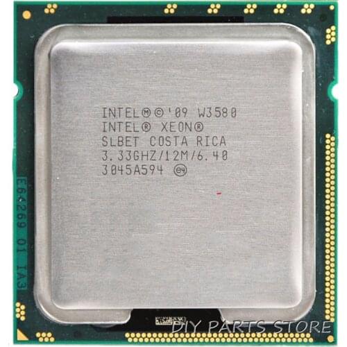 INTEL XONE W3580 Quad core 3.33 MHZ LeveL2 8M 4 core Turbo Frequency 3600 WORK FOR lga 1366 montherboard
