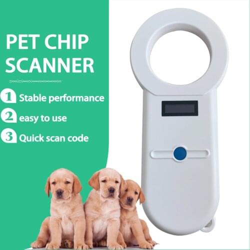 Sensitive Digital Pet Scanner ISO11784/5 Animal Pet ID Reader Chip Transponder USB Handheld Microchip Scanner for Dog Cat Horse