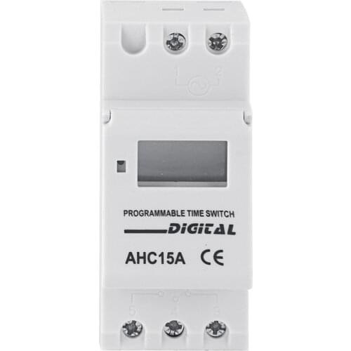 THC15A TP8A16 AHC15A DIN RAIL DIGITAL PROGRAMMABLE Digital LCD Weekly Programmable Timer Relay Switch 220V