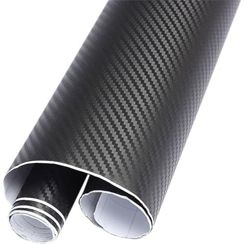 DIY 30x127 3D Carbon Fiber Decal Vinyl Film Wrap Roll Adhesive Car Sticker Sheet