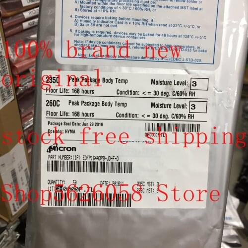 EDFP164A3PB-JD-F-D EDFP164A3PB MT29F1G08ABBDAHC:D MT29F1G08ABBDAHC NQ279 BGA 100% new original 2PCS/LOTSTOCK