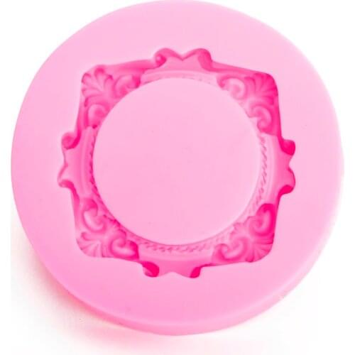 Photo frame shape 3D Craft Relief Chocolate confectionery Silicone Mold Fondant Cake Kitchen Decorating DIY Tools FT-1079