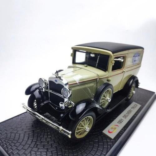 Diecast 1/18 1931 Ford Transport Truck DELIVERY Classic Car Collection Alloy Vehicle Model Ornament Toys Souvenir Display Gift