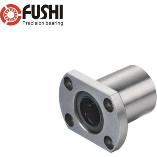 LMH20UU Two Side Cut Linear Bearing 20*32*42 mm ( 2 Pcs ) LMH 20UU Oval Flange Mounted Linear Bearings LMH20 UU