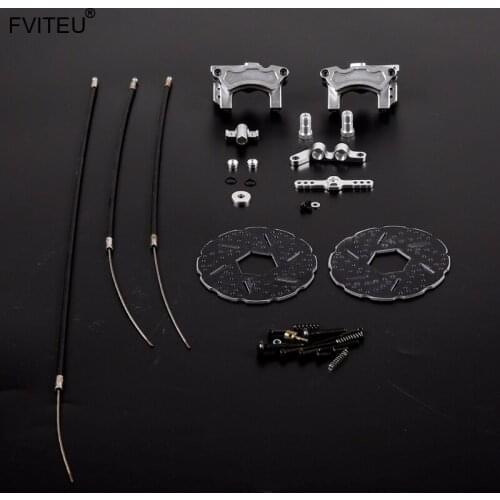 FVITEU Metal Rear Wheel Wire Brake Cable Brake Set for 1/5 hpi rovan baja 5b SS 5sc king motor