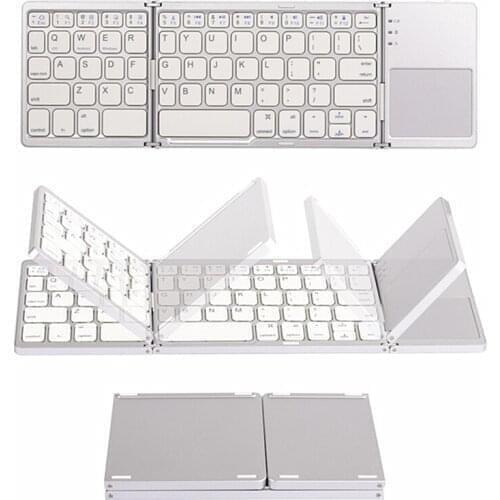 Mini folding wireless Bluetooth Keyboard With Touchpad For Samsung Galaxy Tab E 9.6 S2 9.7 8.0" SM T560 T810 T715 Tablet Case