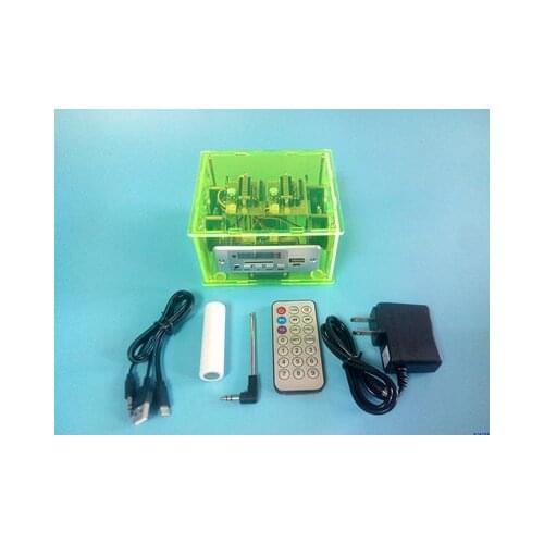 Multifunctional Subwoofer Bluetooth Speaker DIY Kit Transparent Audio Radio DIY