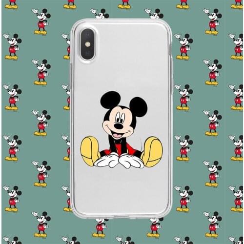Disney Mickey Minnie All-inclusive Soft Case for Samsung Galaxy s20 s21 ultra s20 fe s10 a51 s9 note 10 plus Phone Back Cover