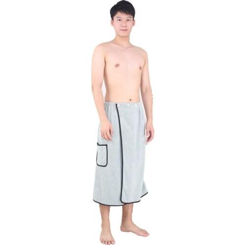 Soft Coral Fleece Bath Towel Solid Color Absorbent Quick Drying Shower Washcloth Warm Beach Hotel Men Bathroom Blanket