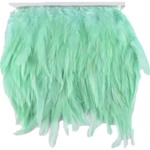 New 2yards/lot Pheasant Feathers Trims 10-15cm DIY plumas for crafts needlework Chicken plumes jewelry making Wedding decoration