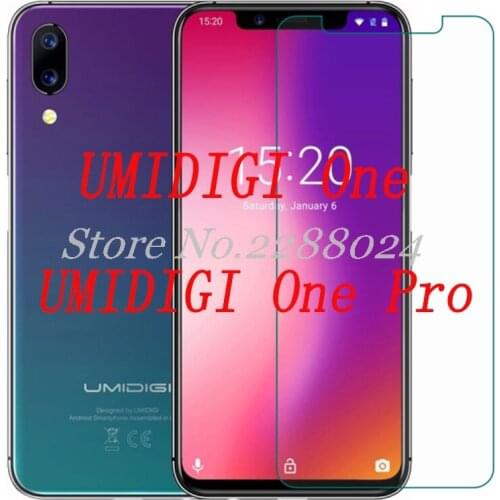 Smartphone 9H Tempered Glass for UMIDIGI One / One Pro 5.9" Explosion-proof Protective Film Screen Protector cover phone