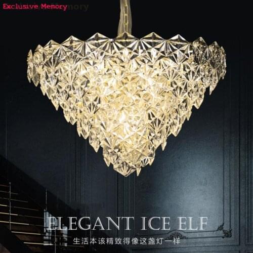 Light luxury living room LED chandelier modern minimalist interior decoration Nordic bedroom dining room chandelier lighting