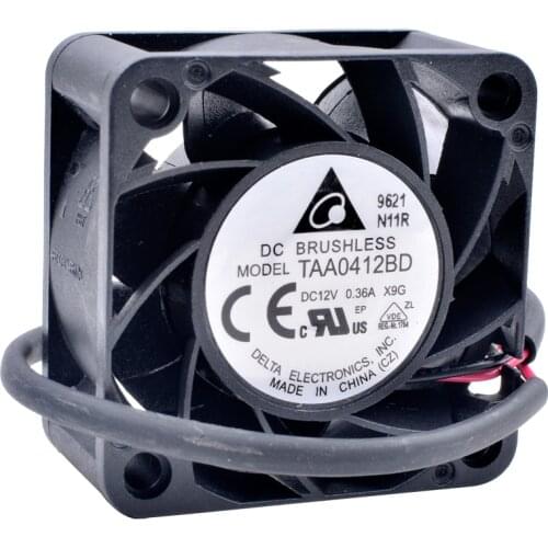 TAA0412BD original 4cm 4020 40x40x20mm 12V 0.36A server power supply large cooling fan