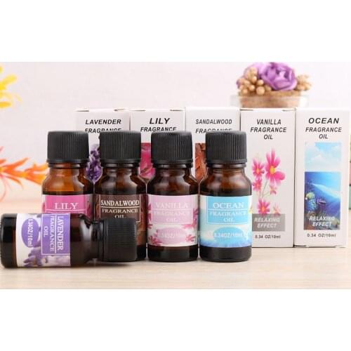 12PCS Water-soluble Flower Fruit Essential Oil Relieve Stress for Humidifier Fragrance Lamp Air Freshening Aromatherapy Body Oil