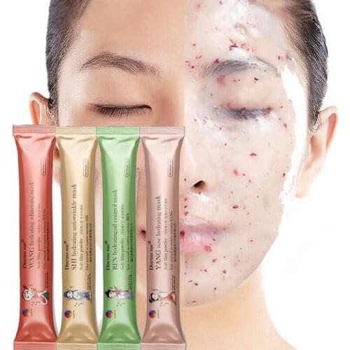 10 Pieces Of Rose Petal Crystal Soft Mask Powder Anti-aging Anti-wrinkle Oil Control Moisturizing Skin Moisturizing Beauty Mask