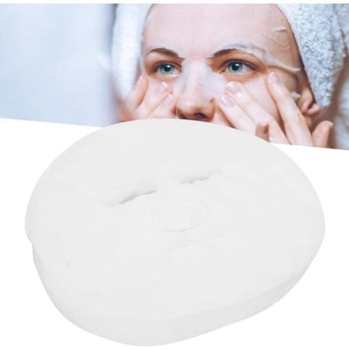 100pcs Dry Facial Mask Sheets Cosmetic Mask Fiber Paper Natural Moisturizing Disposable Facial Mask Paper DIY Cosmetic Face Skin