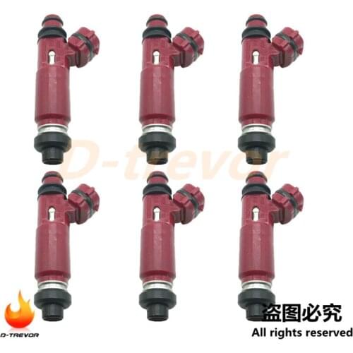 6Pcs 195500-3310 Fuel Injectors For Mazda Miata 1999-2000 1.8L 4G1402 FJ584