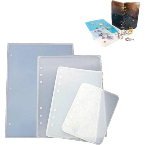 New A 5/6/7 Notebook cover Silicone Mold for jewelry Resin Silicone Mould handmade DIY epoxy resin molds
