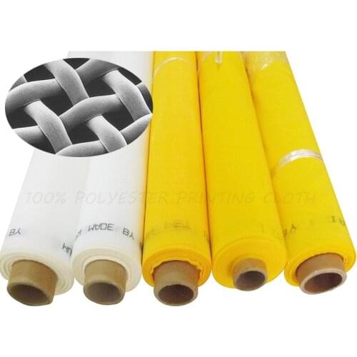 Free Shipping ! Polyester Screen Printing Fabrics 120T-31Yellow-165cm