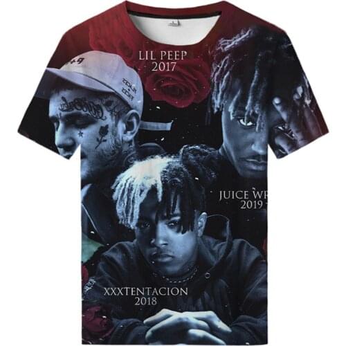 Juice WRLD 3D Printing T-shirt Rapper Cool Casual Comfortable For Men And Women Hip Hop Streetwear T-shirt Fashion Top Tees