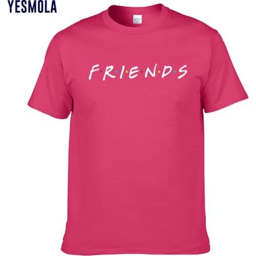 YESMOLA Friends Printing T Shirt Summer Women Short Sleeve Leisure Top Tee Casual Ladies Female T-shirts Woman Clothing