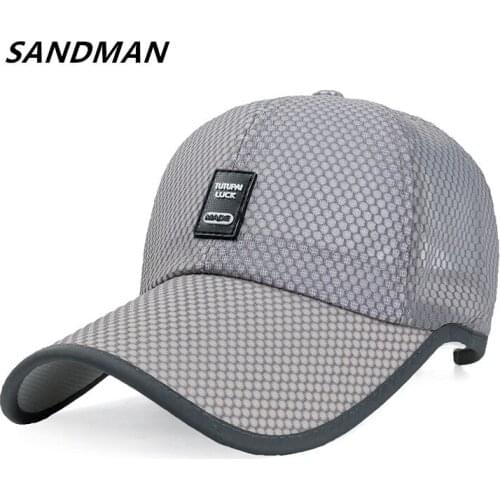 High Quality Quick Dry Snapback Baseball Cap Brand Net Cap Summer Sun Dad Hat Casual Breathable Bone Casquette Gorras Women Men