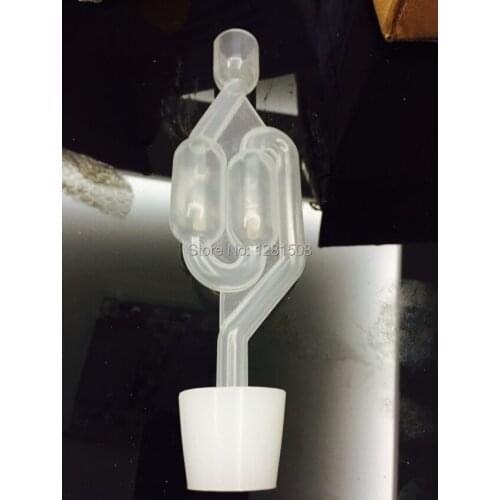 2Pcs beer making and wine making Airlock and Food Grade Drilling Silicon stopper set