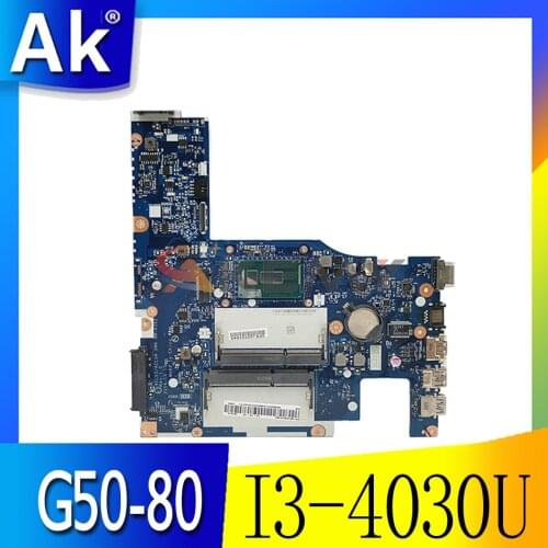 Laptop motherboard For LENOVO Ideaapad G50-80 I3-4030U NM-A362 SR1EN DDR3L Laptop motherboard Mainboard