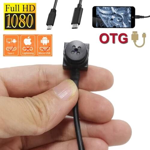 15*15mm Mini Size Type C USB Camera 1080P 720P Micro USB OTG Camera Audio CCTV Camera for Android Mobile Phones
