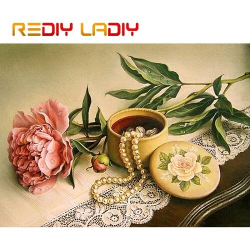 DIY Beaded Embroidery Kits Peony Pearl Needlework High Quality Beads Partial Crystal Beaded Cross Stitch Hobby & Crafts Beadwork