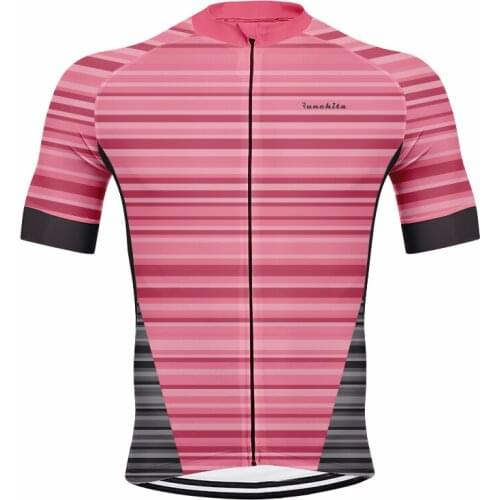 RUNCHITA NEW Pro Cycling Jersey Summer Anti-UV Breathable Bicycle Clothing Cycling Clothes MTB Bike Wear Jersey