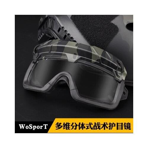 2019 New Outdoor Hiking Eyewear Men Hunting Shooting Goggles Anti-fog Tactical Glasses Military Airsoft Paintball Sports Glasses