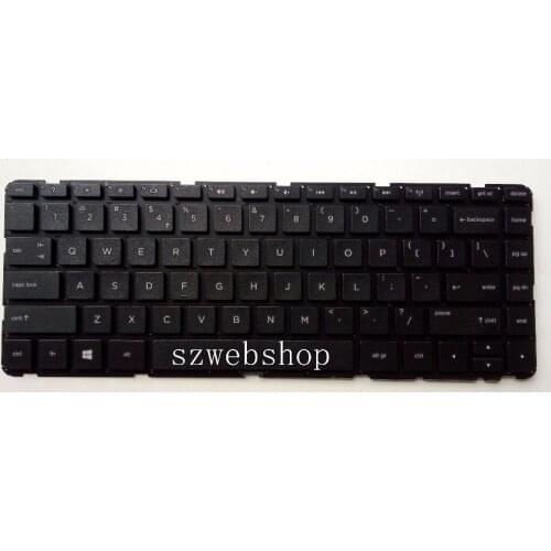 New for HP 240 246 G4 240G2 245 G3 14-g000 14-r000 14-n000 14-w000 laptop English US keyboard black no frame 6037B0094237
