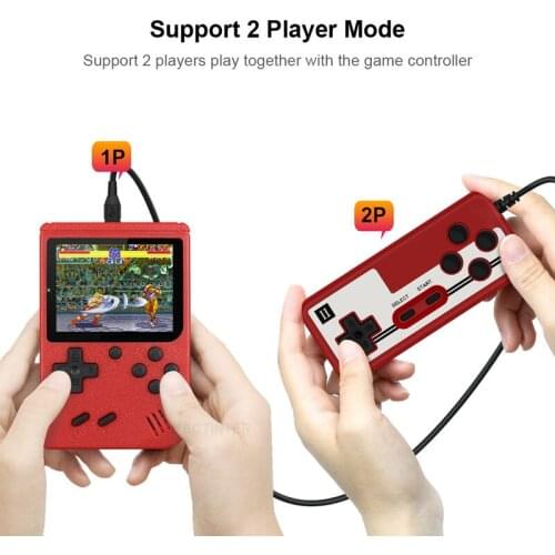 Handheld system Video Console Retro Portable Mini 8-Bit 3.0 Inch LCD Kids Color Game Player Built-in 400