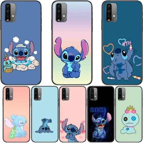 Stitch Naughty Phone Case For XiaoMi Redmi 11 lite 9C 8A 7A Pro 10T 5G Anime Cover Mi 10 Ultra Poco M3 X3 NFC 8 SE cover