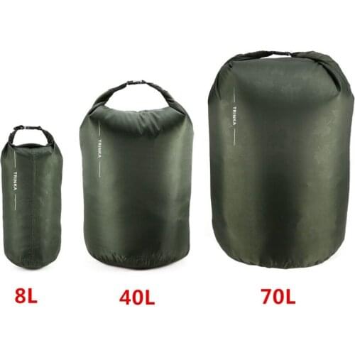 8L 40L 70L Portable Swimming Bag Waterproof Dry Bag Sack Storage Pouch Bag for Camping Hiking Swimming Trekking Boating Use