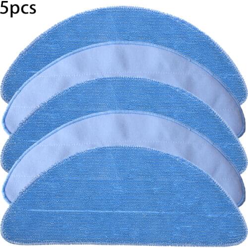 5pcs/lot Robot Vacuum Cleaner Reusable Mop Cloth Rags For ABIR X6 X5 X8 Sweeper Accessories Robot Parts